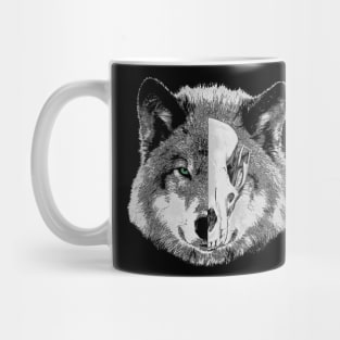 Wolf Skull Mug